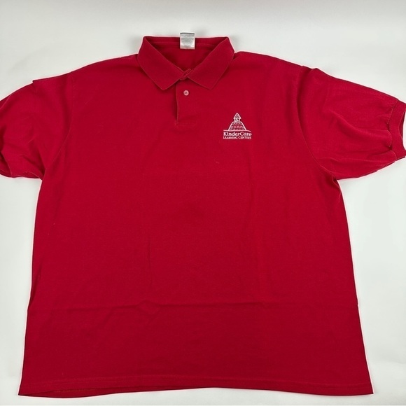 Hanes Stedman Polo Men 2XL Red Kindercare - Picture 1 of 9
